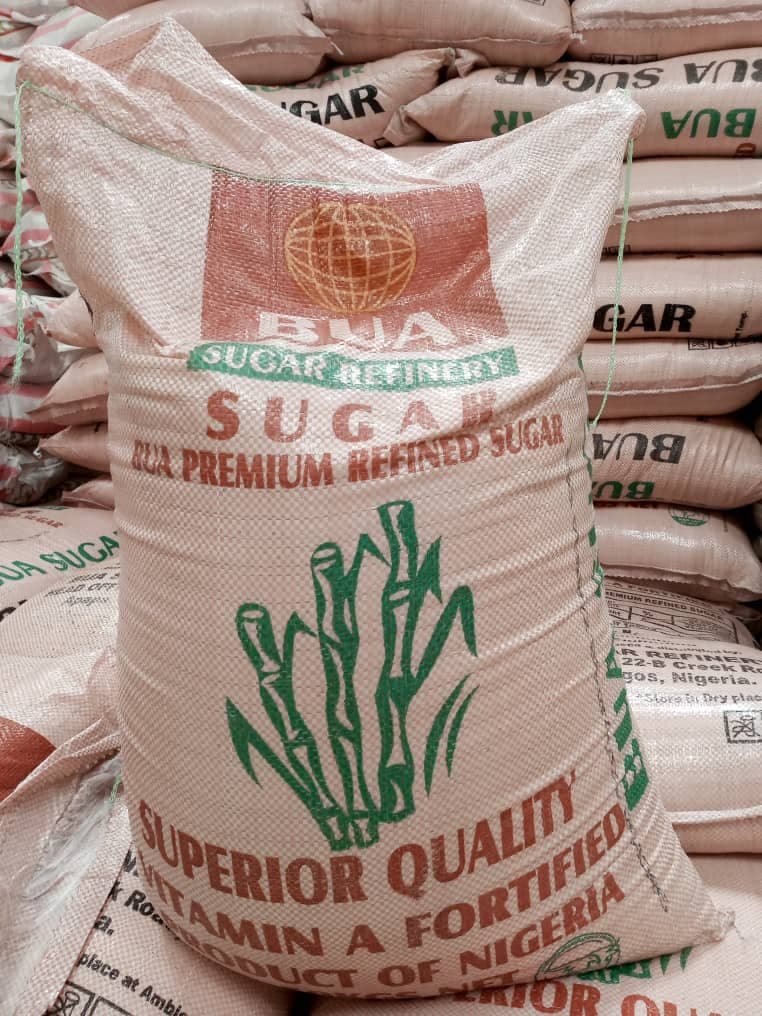 image of Bua Premium Refined Sugar 50kg - Vitamin A Fortified