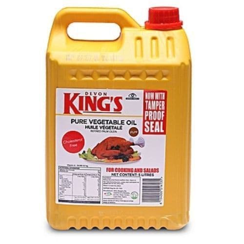 image of Devon Kings Pure Cooking Vegetable Oil - 5 litres