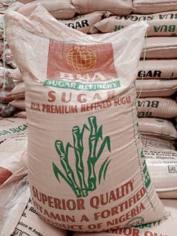 Bua Premium Refined Sugar 50kg - Vitamin A Fortified